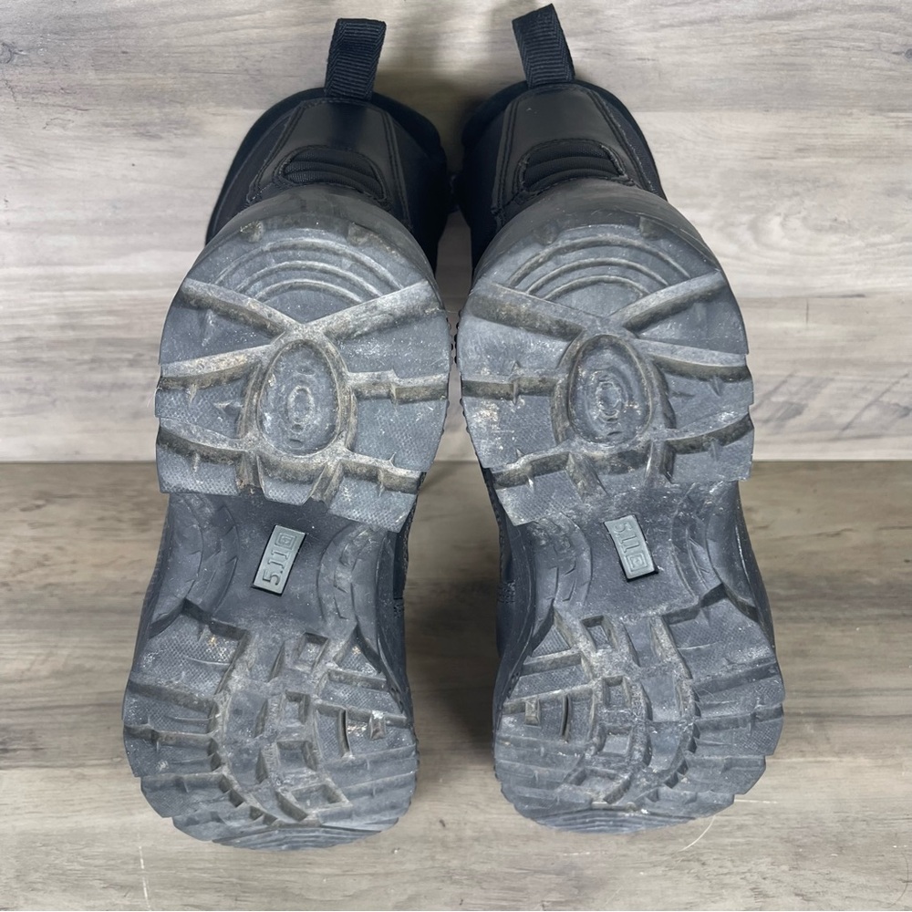 5.11 Tactical Mens 11 Black Lace Up Combat Boots Gorpcore Moto Biker Grunge - Picture 8 of 15